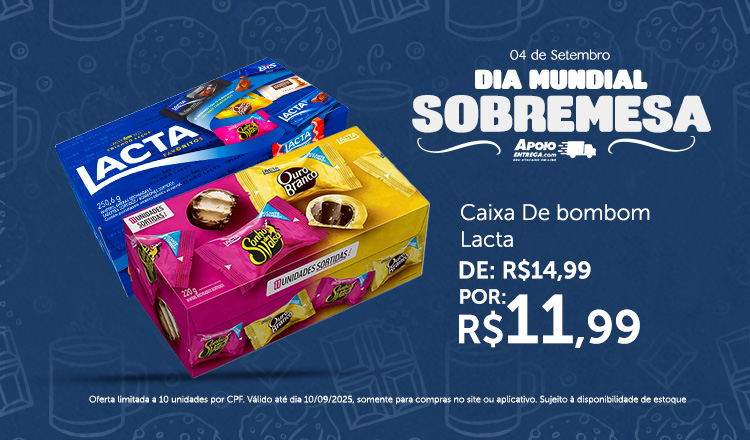 Mondelez - Dia 04 de Setembro Dia Mundial da Sobremesa 10/09